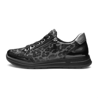 Ara Women's Oleanna Zip Sneaker Black