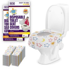 Disposable Toilet Seat Covers 22 Pack Waterproof Potty Covers for Toddlers