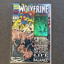 Wolverine #75 Signed & Numbered by: Adam Kubert W/COA Marvel Comics 1993 VF/NM