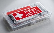 Mini First Aid Kit - 19 Piece Portable Travel Case - 5.75" x 3" x .75"