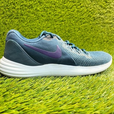 Nike Lunar Apparent Womens Size 7.5 Blue Purple Athletic Running Shoes Sneakers