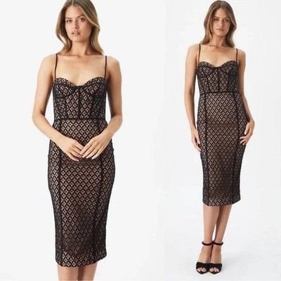 bardot charley midi lace dress Bardot | Dresses | Bardot Charley White Lace Bustier Midi Dress Xl