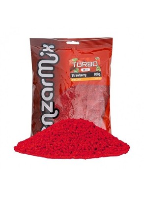 Benzar Mix Turbo Pellets 3mm 800g Strawberry Fluo Method Feeder