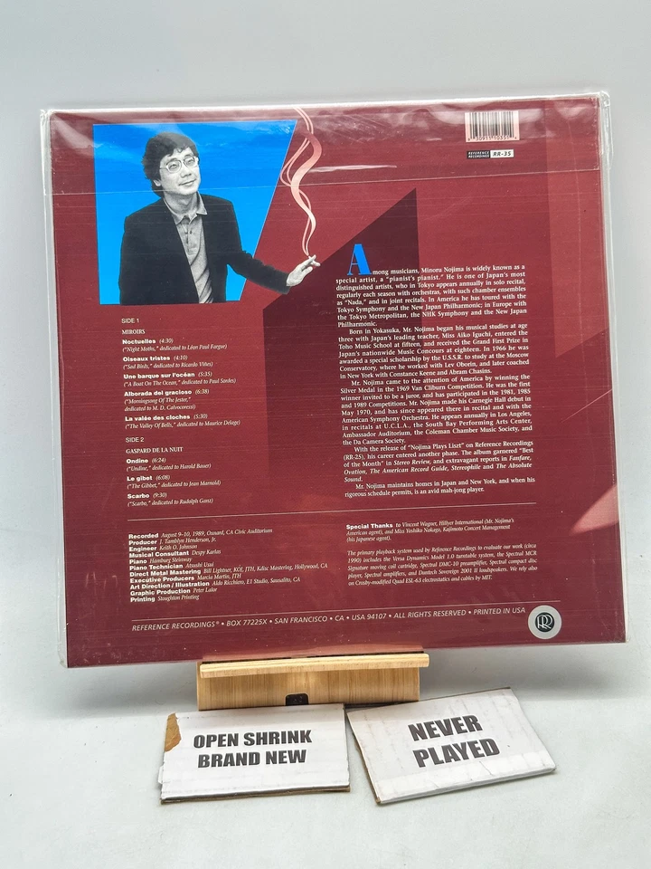 Minoru Nojima - Ravel- Nojima Plays Ravel 1990 Factory Sealed 1990 - Image 3 of 3
