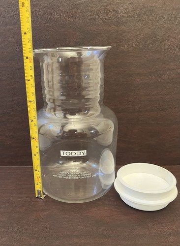 Carafe/carafe en verre de remplacement Toddy avec couvercle pour système d'infusion à froid - Photo 3/5