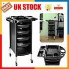 4 Drawer Salon Hairdresser Trolley Beauty Barber Storage Basket Rolling Cart