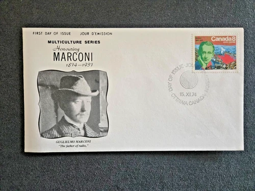 CANADA 1974MARCONI FDC