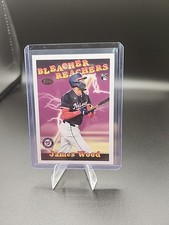 2025 Topps Update Series - Bleacher Reachers James Wood #BR-11 (RC)