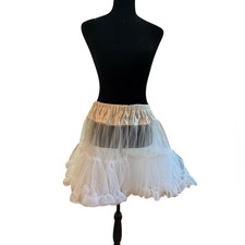 White Tulle Costume Skirt