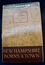 *STATED FIRST* New Hampshire Borns a Town by Marion Nicholl Rawson HCDJ