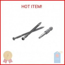 Zinc-Plated Torx Ttap Star Head Composite Deck Screws 20 x 2-1/2 in.