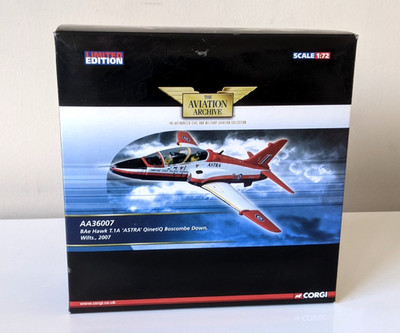 Corgi AA36007 BAe Hawk T.Mk 1A ETPS ASTRA MOD Boscombe Down 2007 1:72 #8 of 1501