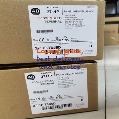 1PC New 2711P-T6C5D Allen Bradley PanelView Plus 600 Fast Shipping