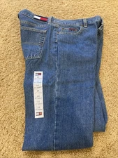 VTG Tommy Hilfiger Jeans Women 11 Blue Straight Leg Zipper Fly - NWT NEW!