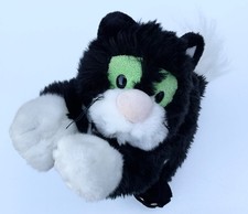 Postman Pat Jess The Cat Black & White Interactive Soft Plush Toy 12 Inch. 2004.