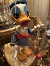 RARE Vintage Large PELHAM PUPPET DONALD DUCK Marionette Display Disney