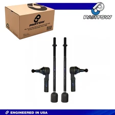 PartsW Ford Taurus 1996–2007 4Pc Inner Outer Tie Rod Ends Kit