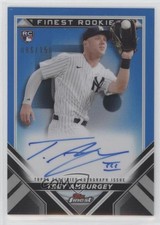 2022 Finest Rookies Design Variation Blue Refractor /150 Trey Amburgey Auto 1u6