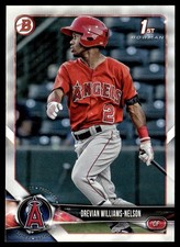2018 Bowman Draft Drevian Williams-Nelson Los Angeles Angels #BD-77