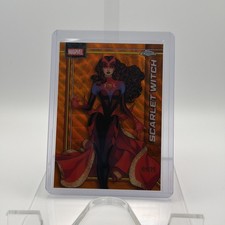 2026 Topps Chrome Sapphire Marvel Scarlet Witch #145 Orange Sapphire /25 🔥