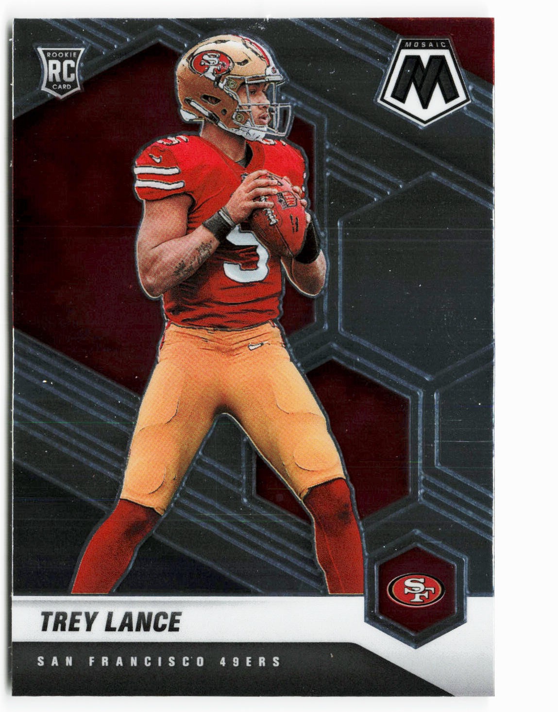 2021 Panini Mosaic Trey Lance #303 - San Francisco 49ers