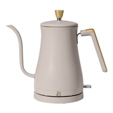 Electric Gooseneck Kettle 1L 1200W Pour-Over Coffee & Tea Heater Fast Boil Taupe