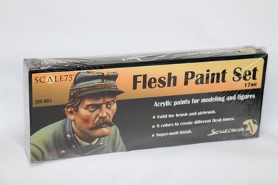 SCALE75 SSE-003 SCALECOLOR FLESH PAINT SET  8 X 17ml
