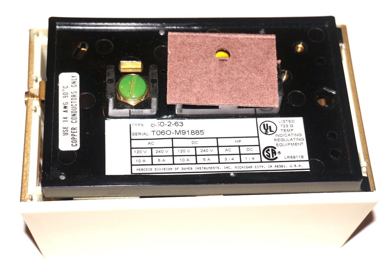 Dwyer MERCOID Control 860-2-63 Thermostat 860263 for sale online | eBay