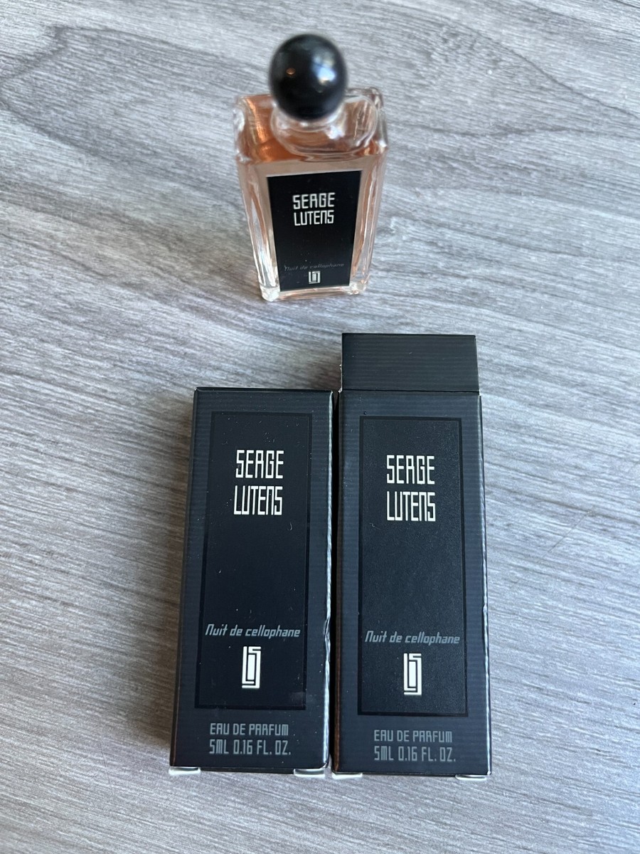 bottles SERGE LUTENS Nuit de Cellophane perfume fragrance scent oz  each