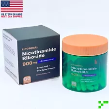 Nicotinamide Riboside+Resveratrol NAD+ Supplement 900mg Anti-Aging Exp. 03/29/26