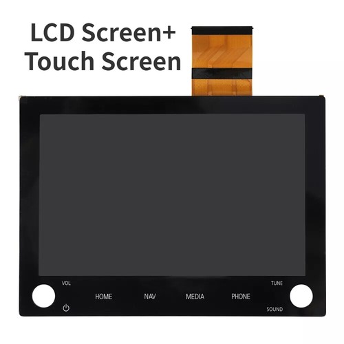 8" LCD Touch Screen Display Digitizer For Mitsubishi Outlander 2 Knobs Car Radio - Picture 3 of 5