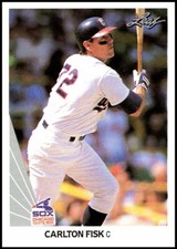  1990 Leaf #10 Carlton Fisk