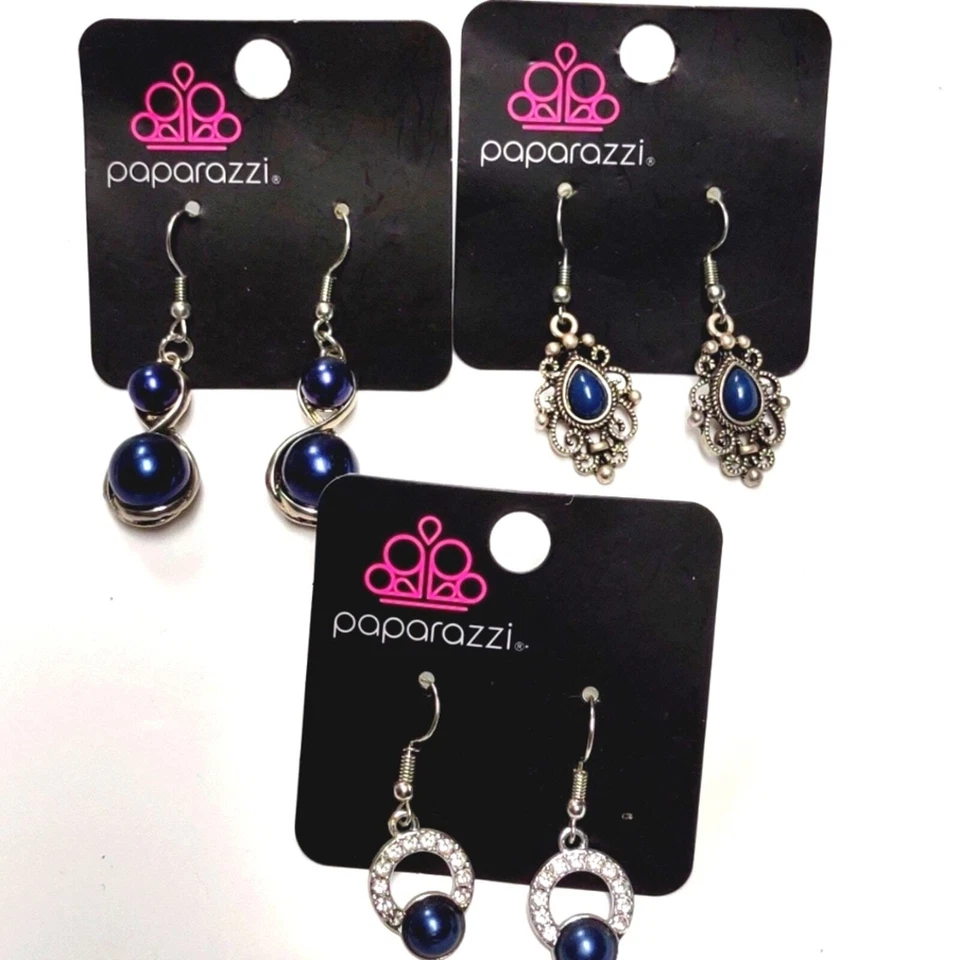 Paparazzi Earrings or Craft Charms with Various Shapes Fishhook Style Bundle - Image 3 of 4