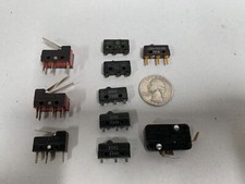 Lot "10" UNUSED Vtg Cherry Electric  Other Micro Mini Contact Limit Switch A5 