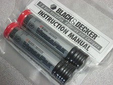 2 Black  Decker authentic VersaPak VP100 type 2 battery for B D 7.2V power tool