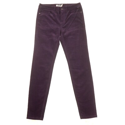 Mountain Khakis Classic Fit Skinny Purple Corduroy Pants Womens 4