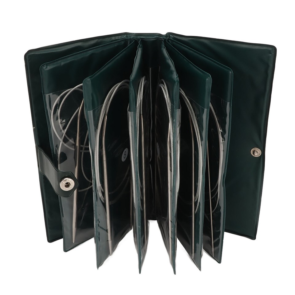 11 Pcs Circular Knitting Needles Set Length 120cm Comfortable Handle