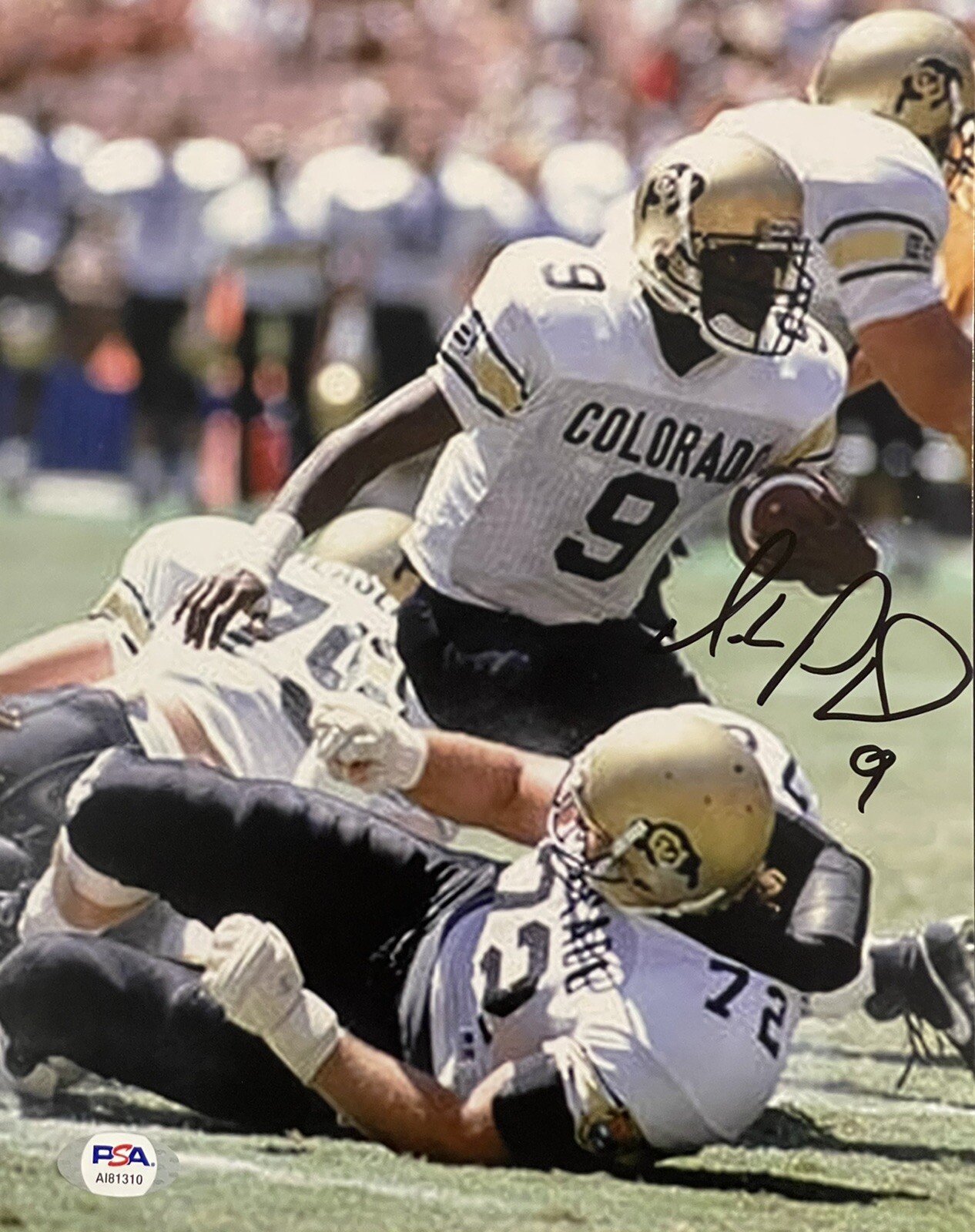 Mike Pritchard Autographed Signed Colorado Buffaloes 8x10 Photo Psa/Dna 