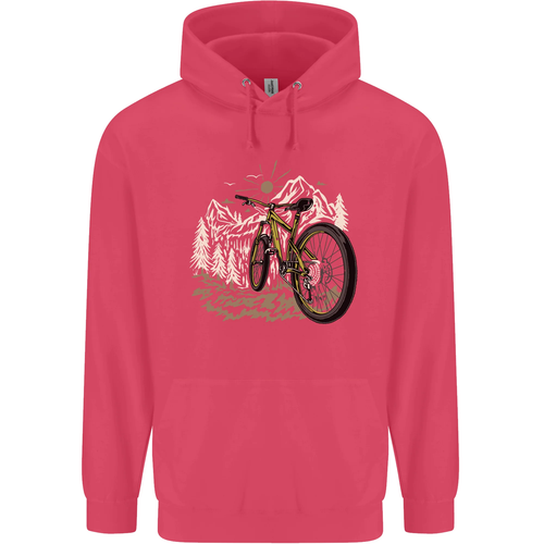 Mountain Bike Bicycle Cycling Cyclist MTB Childrens Kids Hoodie - Picture 33 of 64