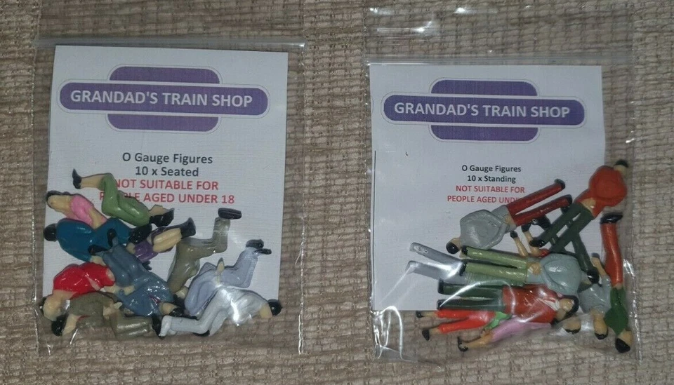 O Gauge People (10 Per Bag) Various Poses - MULTI-LISTING - Brand New