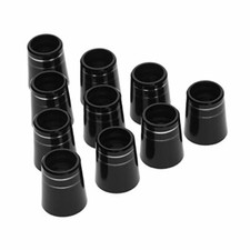 10pcs Golf Iron Ferrules With Double Silver Ring For 0.350 Iron Shaft