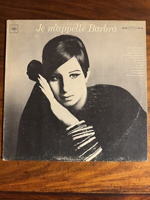 Barbra Streisand - Je M appelle Barbra  1966 Columbia Vinyl LP CS 9347 VG+
