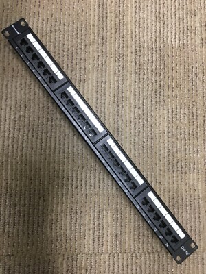 DynaCable CAT5E 24-Port Patch Panel for 19'' Rack, 1U
