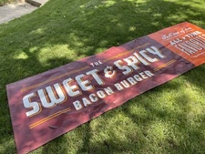 Whataburger Banner Poster Huge All Time Favorites 10x3’