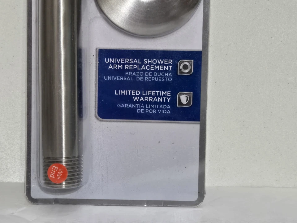 Brazo de ducha GLACIER BAY 8" pulgadas con brida cromada universal 638 881 nuevo Foto 4 de 4