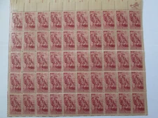 Scott #1268 "100th Dante Alighieri" (50) .05 cent denomination  FULL Sheet  M/NH
