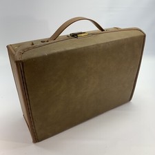 Vintage 12 Cassette Tape Holder Storage Carry Case Briefcase - Service MFG Co