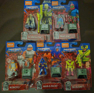 Mega Construx - Motu 5x Figuren Wave 3 komplett - neu u. OVP inkl. Versandkarton