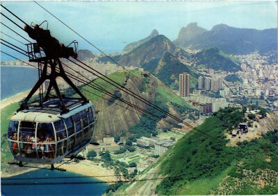 CPM AK Rio de Janeiro Sugar Loaf cable car BRASIL (1422312)