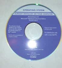 DELL OPERATING SYSTEM REINSTALL CD WINDOWS EXP HOME EDITION P/N: MP849